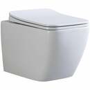 Bild 1 von Toilette Hänge WC Spülrandlos inkl. WC Sitz mit Absenkautomatik SOFTCLOSE + abnehmbar CUBE