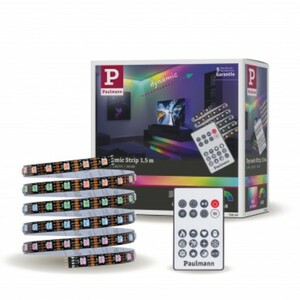Paulmann Entertain LED Stripe Dynamic Komplettset 1,5m RGB dimmbar, kürzbar