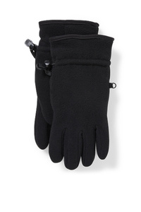 C&A Fleece-Handschuhe-THERMOLITE® EcoMade-recycelt, Schwarz, Größe: S