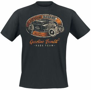 Gasoline Bandit Hot Rod Garage T-Shirt schwarz