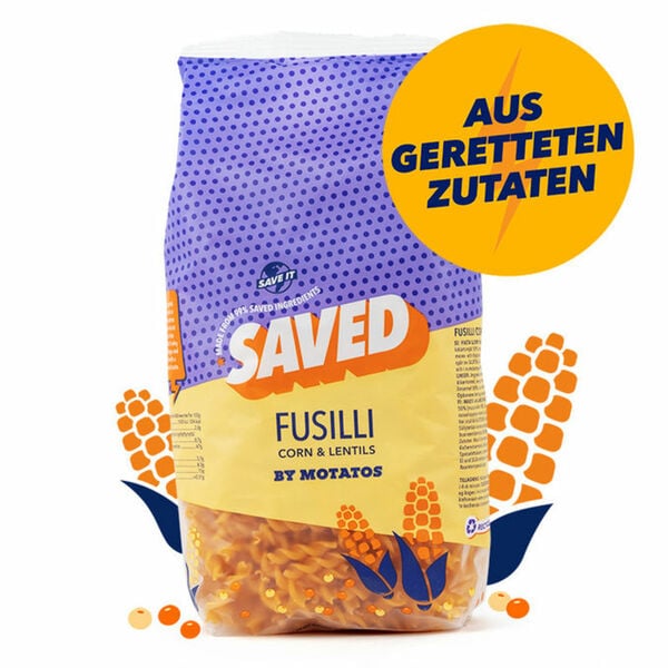 Bild 1 von SAVED By Motatos Fusilli Mais & Rote Linsen