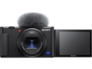 Bild 1 von SONY ZV-1 Vlogging Kamera, seitlich klappbares Selfie-Display, 4K Digitalkamera Schwarz, 20.1 Megapixel, 2.7x opt. Zoom, Xtra Fine Selfie-Touchdisplay, WLAN
