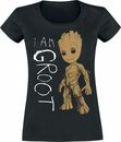 Bild 1 von Guardians Of The Galaxy I Am Groot T-Shirt schwarz