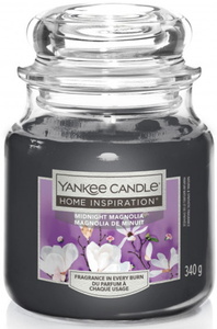 Yankee Candle Duftkerze Midnight Magnolia 340G