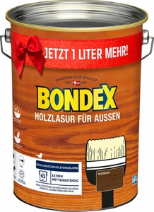 Bondex Holzlasur für Ausen 5 l nussbaum