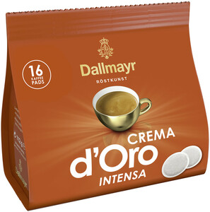 Dallmayr Crema d'Oro Intensa Kaffeepads 16x 7 g
