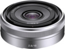 Bild 1 von SONY SEL16F28 - 16 mm f/2.8 ASPH, Circulare Blende (Objektiv für Sony E-Mount, Silber)