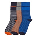 Bild 1 von Herren-Socken mit Ringelmuster, 3er-Pack