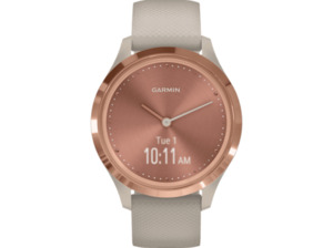GARMIN Vivomove 3S Sport Smartwatch kaufen. Armband: Silikon, k.A., Farbe Beige/Rosegold | SATURN