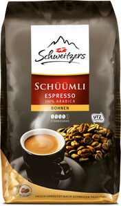 Schweitzers Espresso 100% Arabica ganze Bohnen 1 kg