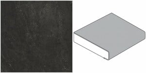 Küchenarbeitsplatte 40/133
, 
410 x 60 cm, 39 mm Dekor BZ173SI bronzit schwarz