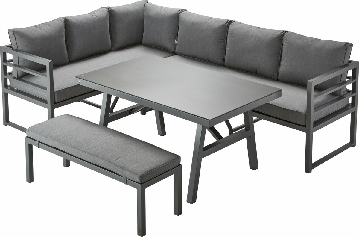 Bild 1 von Primaster Aluminium-Dining-Loungeset Riva inkl. Sitz- und Rückenkissen