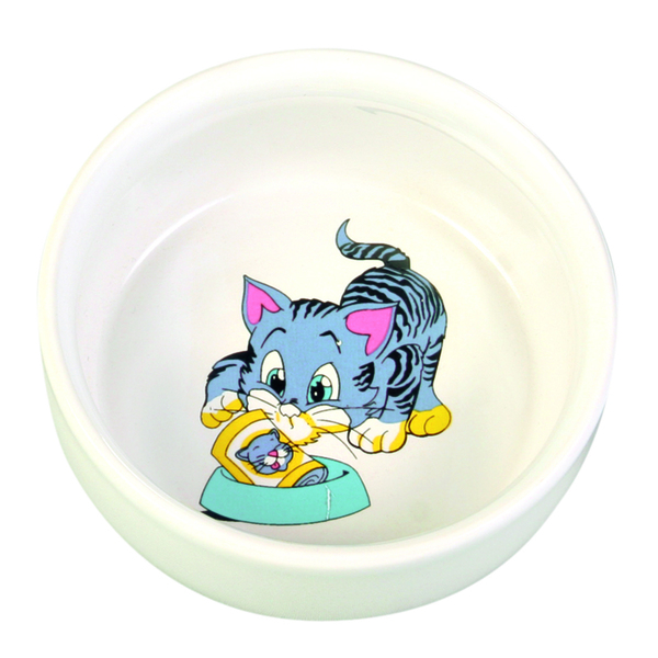 Bild 1 von Trixie Keramiknapf mit Motiv, Katze