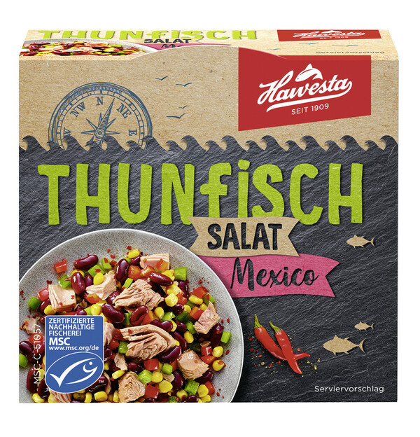 Bild 1 von Hawesta Thunfisch Salat Mexico 160G