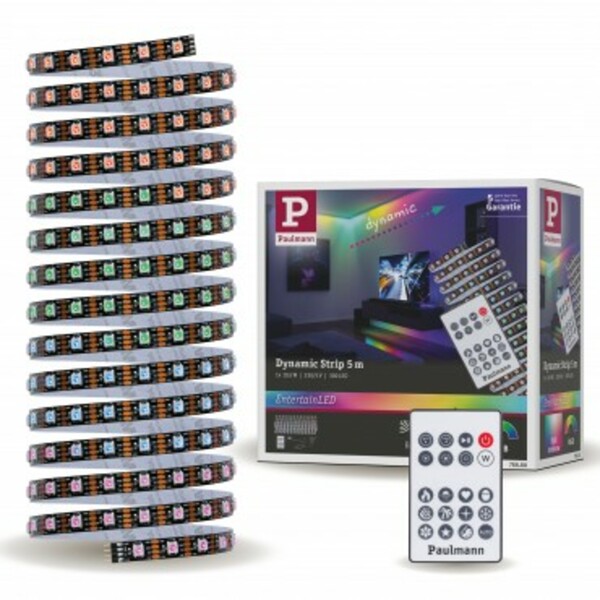 Bild 1 von Paulmann Entertain LED Stripe Dynamic Komplettset 5m RGB
, 
dimmbar, kürzbar