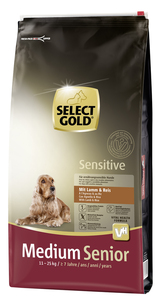 SELECT GOLD Sensitive Senior Medium Lamm & Reis 12 kg