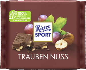 Ritter Sport Trauben Nuss 100G
