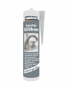 Primaster Sanitär Silikon
, 
silbergrau, 310 ml