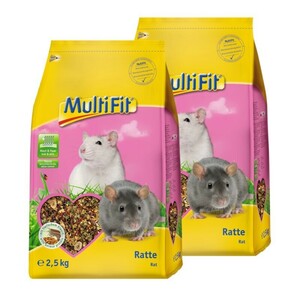 MultiFit Nagerfutter für Ratten 2x2,5kg