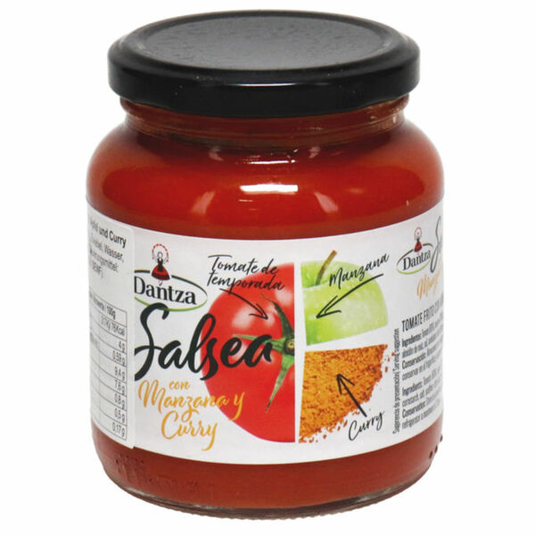 Bild 1 von Dantza Tomaten Sauce mit Apfel und Curry