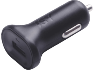 ISY ICC-2100 Car Charger in Schwarz