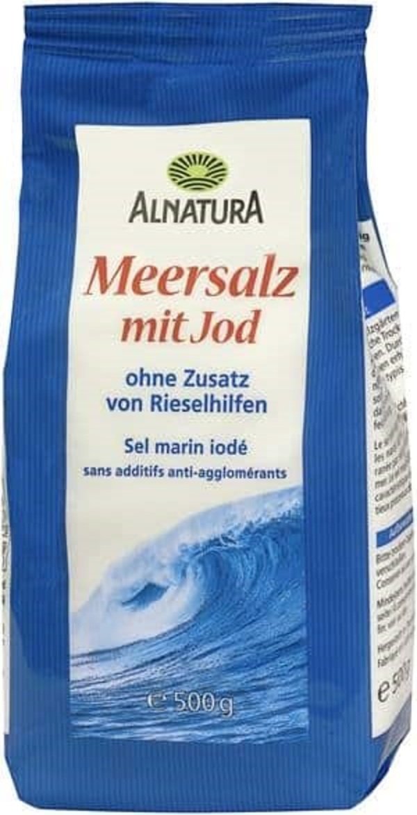 Bild 1 von Alnatura Meersalz mit Jod 500G