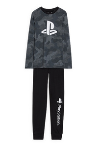 C&A PlayStation-Pyjama-2 teilig, Schwarz, Größe: 134
