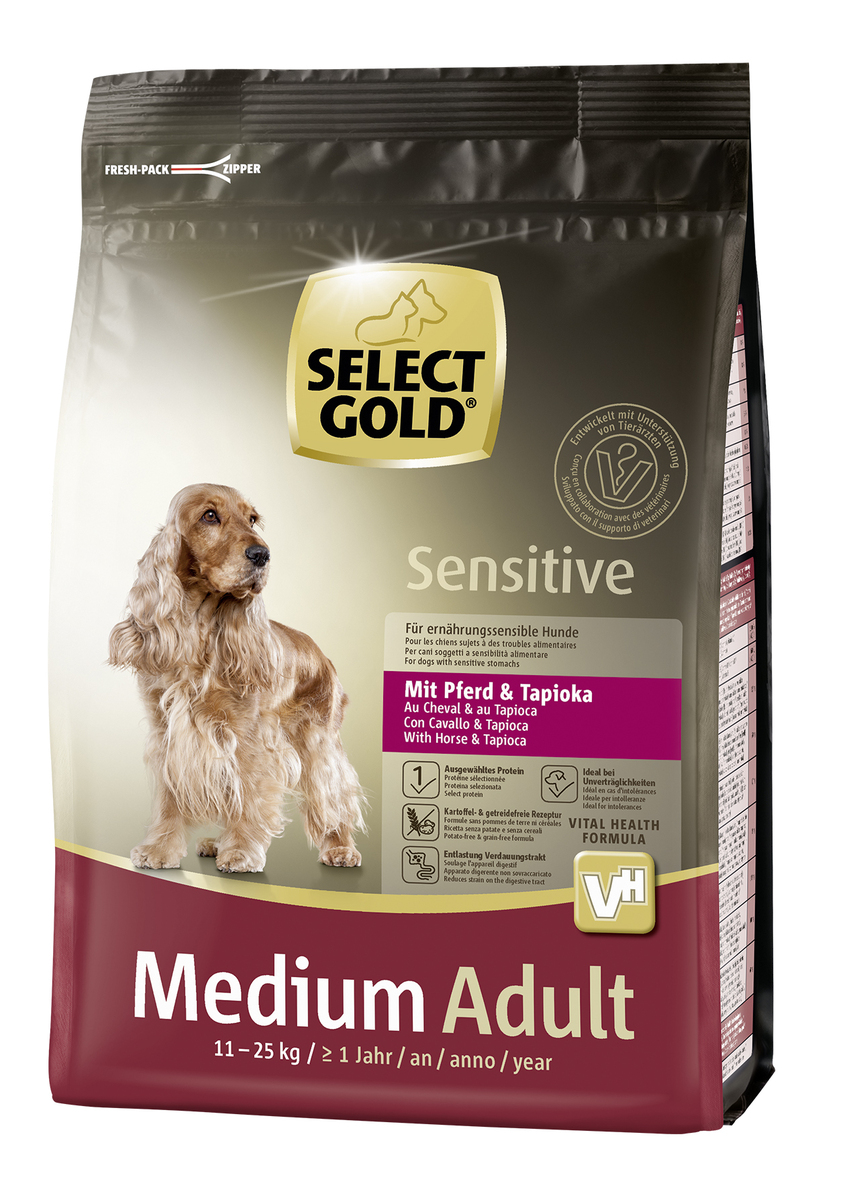 Bild 1 von SELECT GOLD Sensitive Medium Adult Pferd & Tapioka