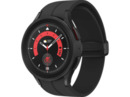 Bild 1 von SAMSUNG Galaxy Watch5 Pro BT 45 mm Smartwatch Titan Fluorkautschuk, M/L, Black Titanium
