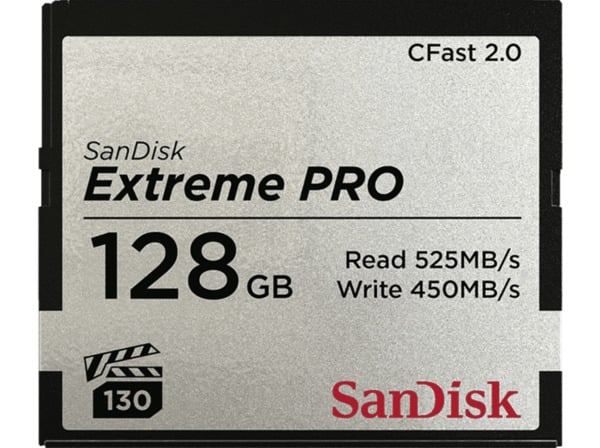 Bild 1 von SANDISK Extreme PRO® Speicherkarte CFast 2.0, 128 GB, 525 MB/s