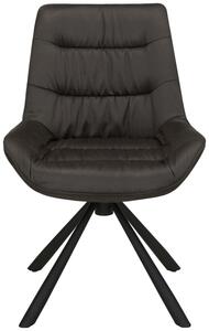 Stuhl in Grau/Schwarz
