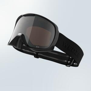 Skibrille Snowboardbrille G 500 Erwachsene/Kinder Schönwetter schwarz