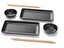 Bild 2 von ERNESTO Sushi-Set, Porzellan, mit Bambusstäbchen