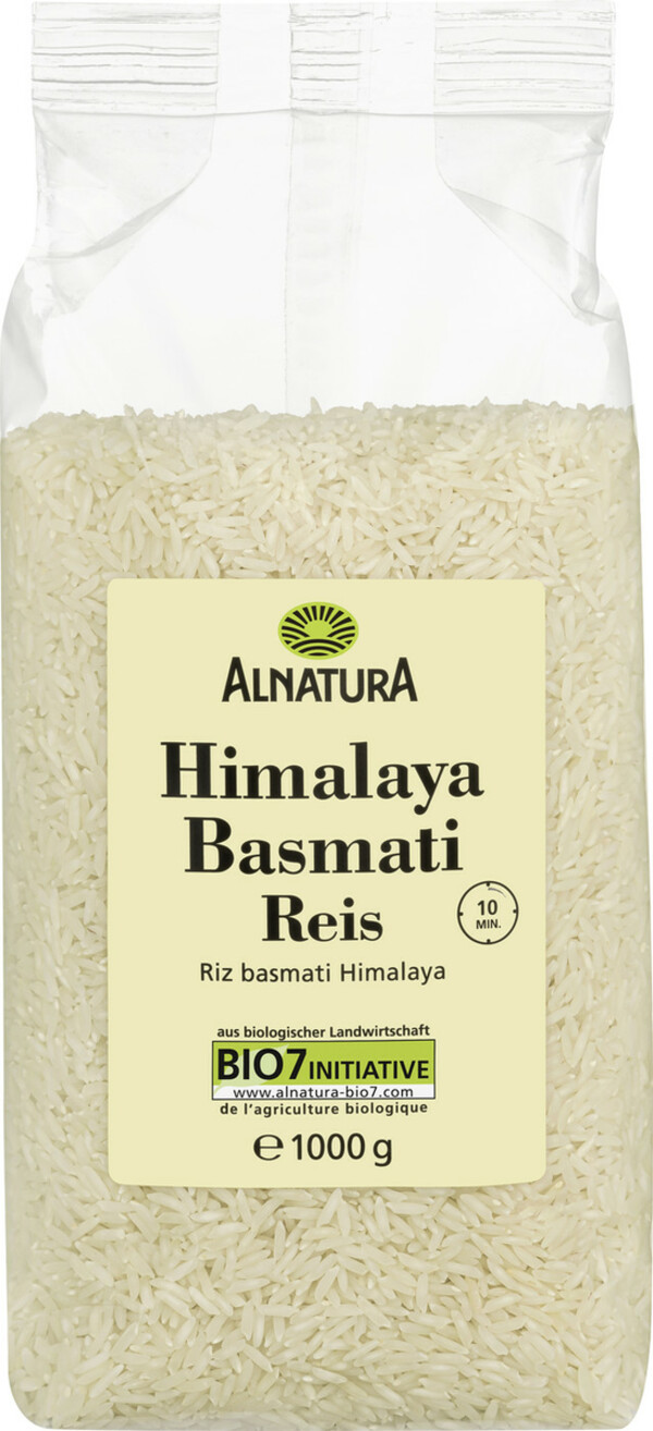Bild 1 von Alnatura Bio Himalaya Basmati Reis 1 kg