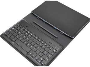 TARGUS Slim Keyboard Case, Bookcover, Samsung, Galaxy Tab S6 Lite, Black