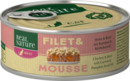 Bild 1 von REAL NATURE Filet & Mousse Adult 6x85g Huhn & Rind mit Karotten & Kürbiskernöl