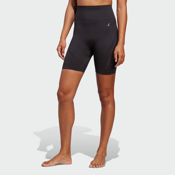 Bild 1 von adidas Performance Shorts »YOGA STUDIO AEROKNIT BIKE KURZE«