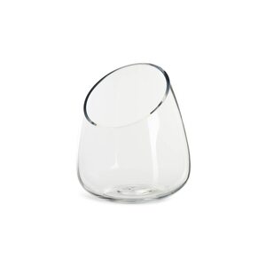 Vase Glas Schräg ca.D15xH18cm, klar