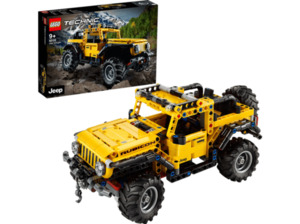 LEGO 42122 Jeep Wrangler Bausatz, Gelb/Schwarz