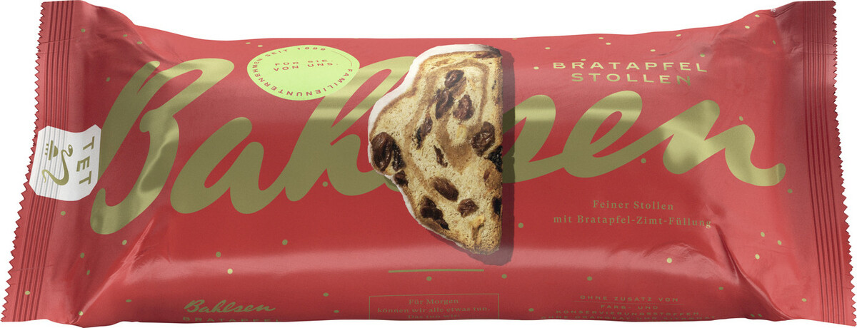 Bild 1 von Bahlsen Bratapfel Stollen 400G