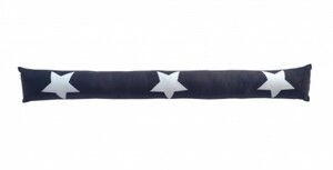 TrendLine Zugluftstopper Sterne dunkelgrau 95 x 12 x 8 cm