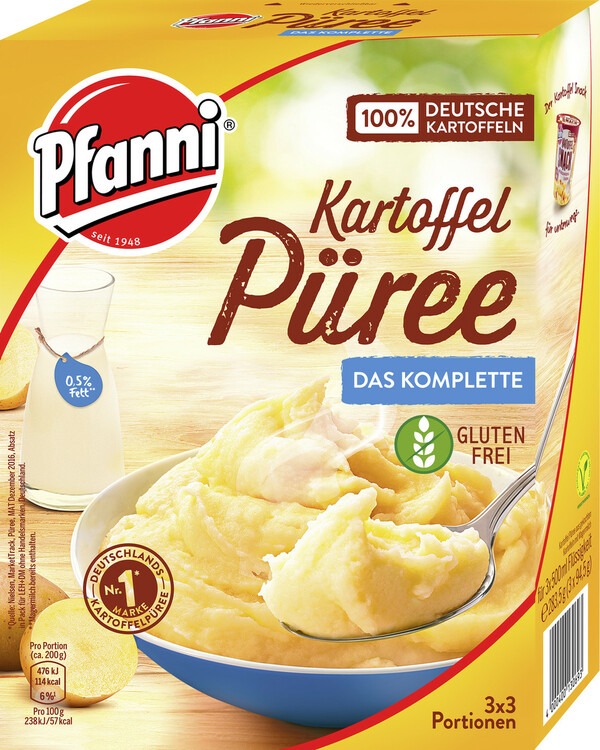 Bild 1 von Pfanni Kartoffel Püree Das Komplette 3x 94,5 g