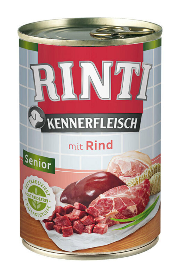 Bild 1 von Rinti Kennerfleisch Senior 12x400g Rind