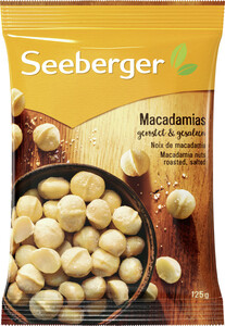 Seeberger Macadamias geröstet & gesalzen 125 g