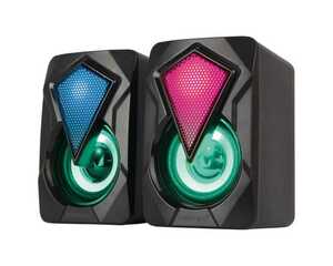 Intempo LED Gaming-Lautsprecherset mit Farbwechsel 2x 3 W