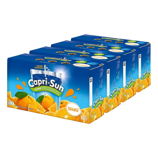 Bild 1 von Capri Sun Orange 10 x 0,2 Liter, 4er Pack