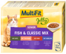 Bild 1 von MultiFit Senior Jelly Fish & Classic Mix Multipack 12x100g