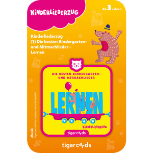 tigercard Kinderliederzug: Kindergarten- und Mitmachlieder – Lernen