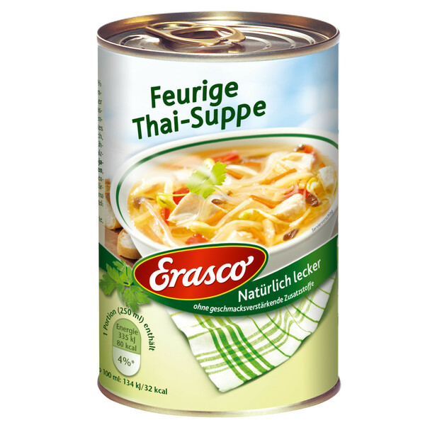 Bild 1 von Erasco Feurige Thai-Suppe 390ML