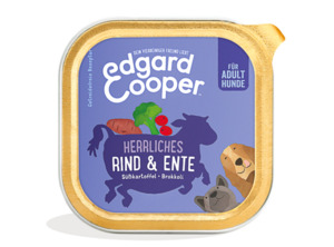 Edgard & Cooper Adult 11x150g Herrliches Rind & Ente